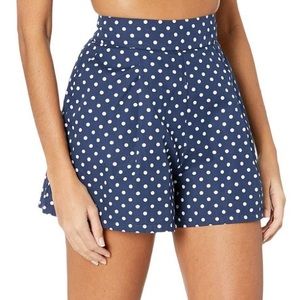WeWoreWhat Etoile Navy Polka Dot Shorts